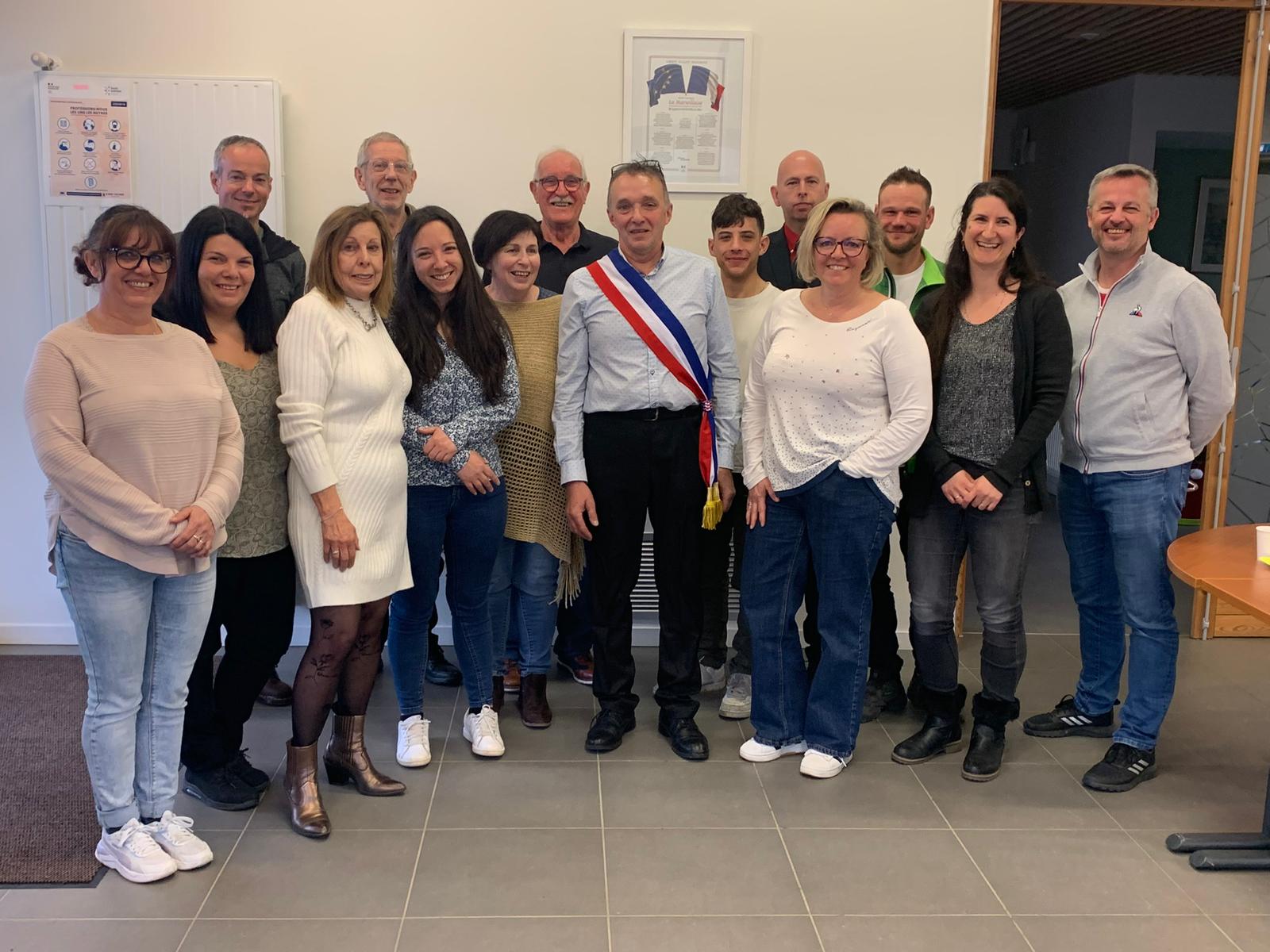 Les élus du conseil municipale de la mairie de Saint-Honoré